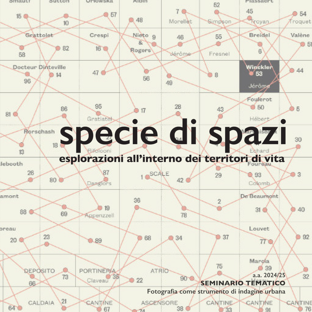 Specie di spazi. Esplorazioni all’interno dei territori di vita